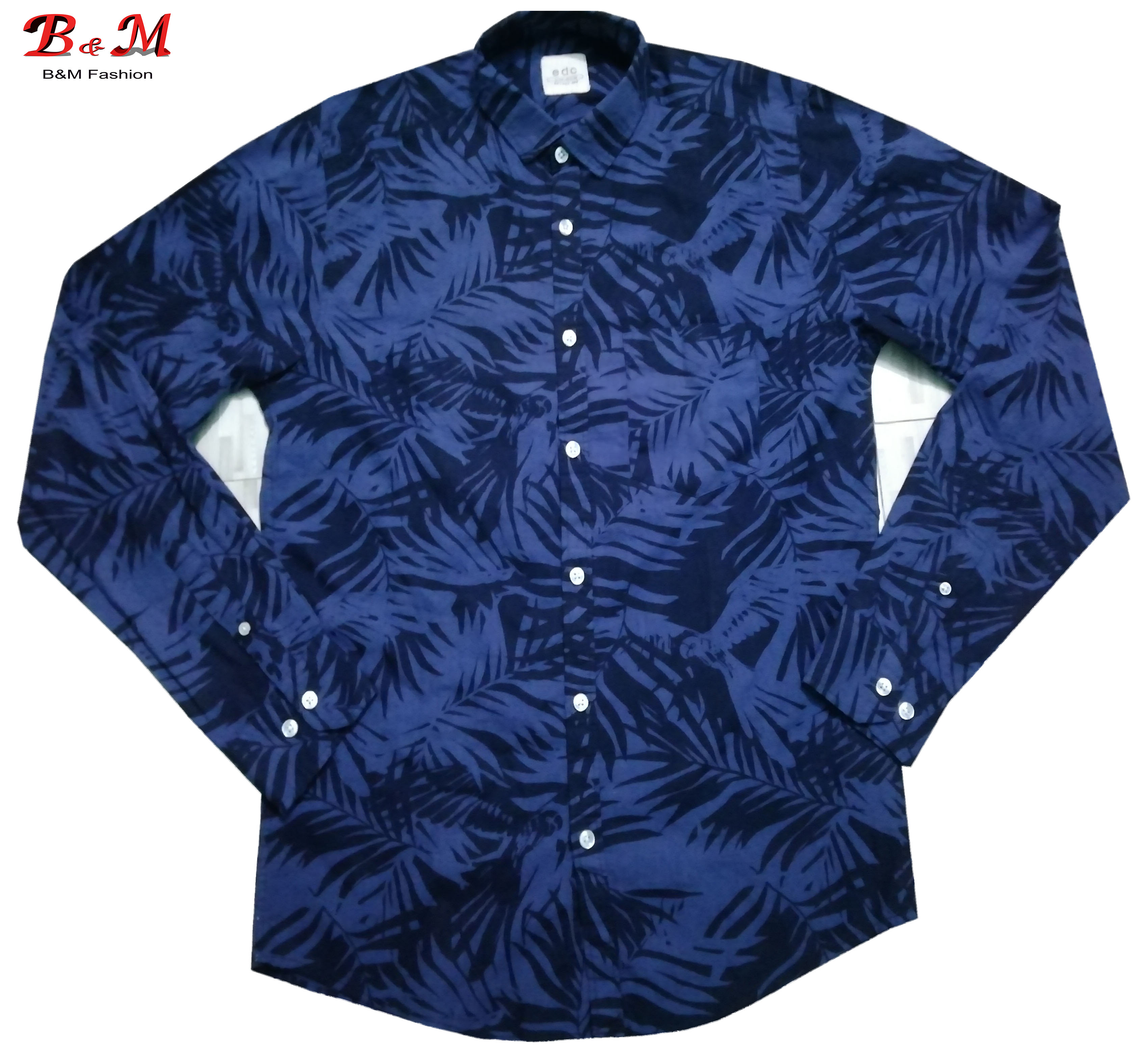 Stylish Mens Special Printed Cotton Long Sleeve Casual Shirts